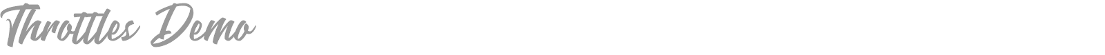 Throttles font preview